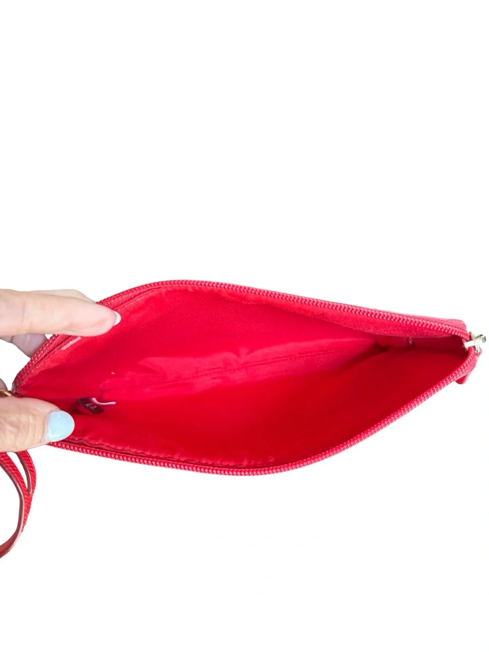 Coach Red NY City Pouch Wristlet Wallet
